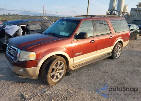 2007 Ford Expedition El Eddie Bauer from USA, damaged, VIN 1FMFK17577LA39281